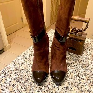 INC International Concepts Brown Suede boots